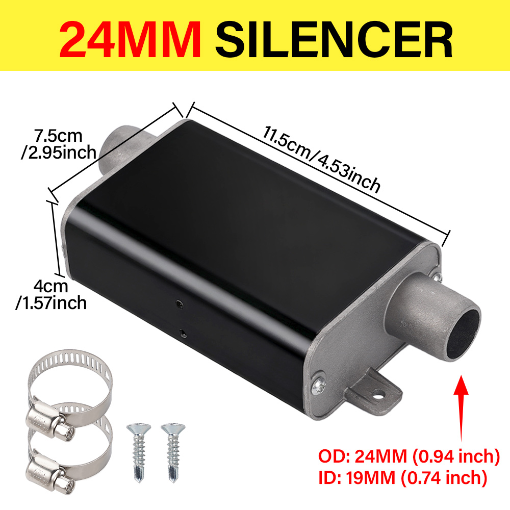 Diesel Heater 8Kw Rv Camper - 배기 소음기 키트, 알루미늄 합금 및