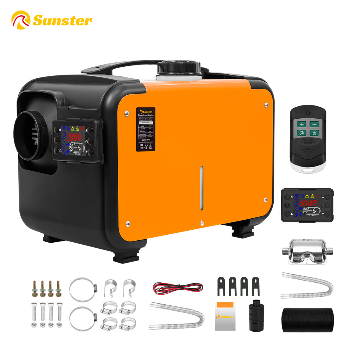 Diesel Parking Heater 8Kw 24V - 12V/24V 차량용 8kW 디젤 에어 히터,