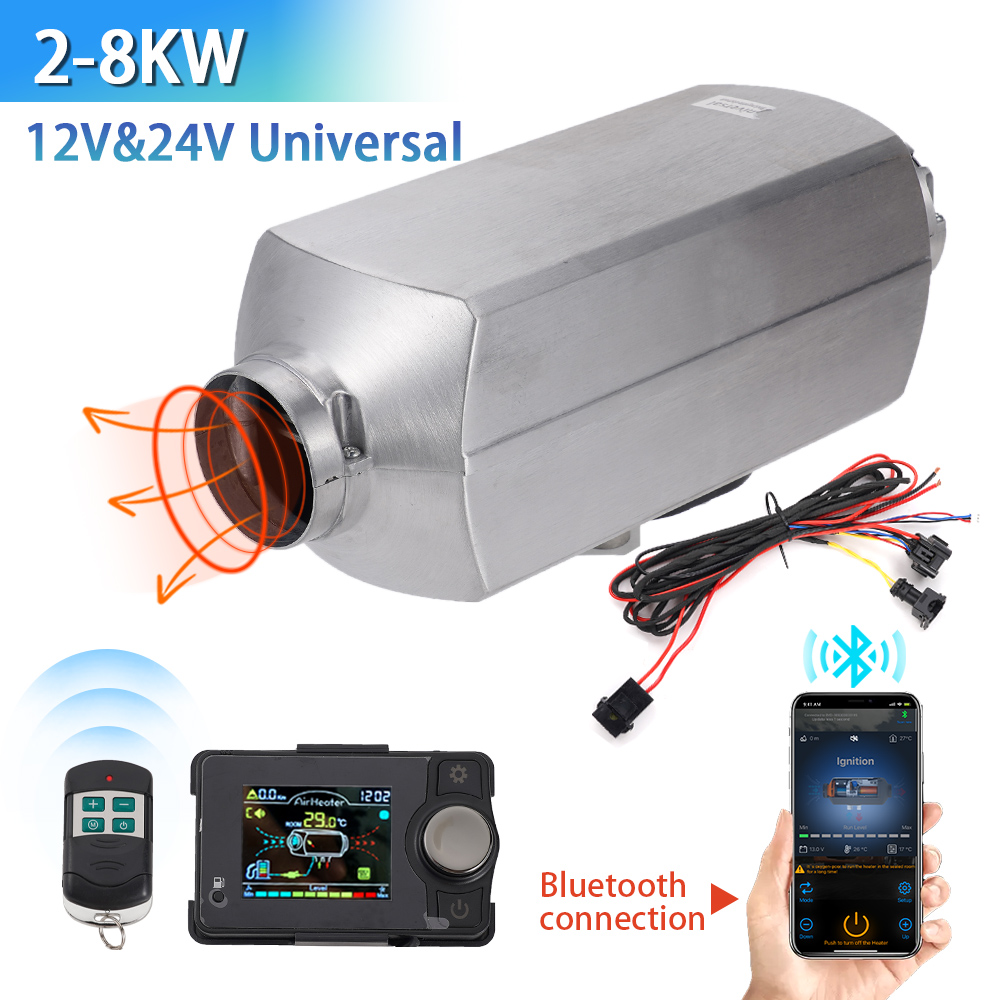 Diesel Air Heater Lcd Controller - 디젤식 주차용 히터, 2/5/8kW, 12V/24V, 블루투스