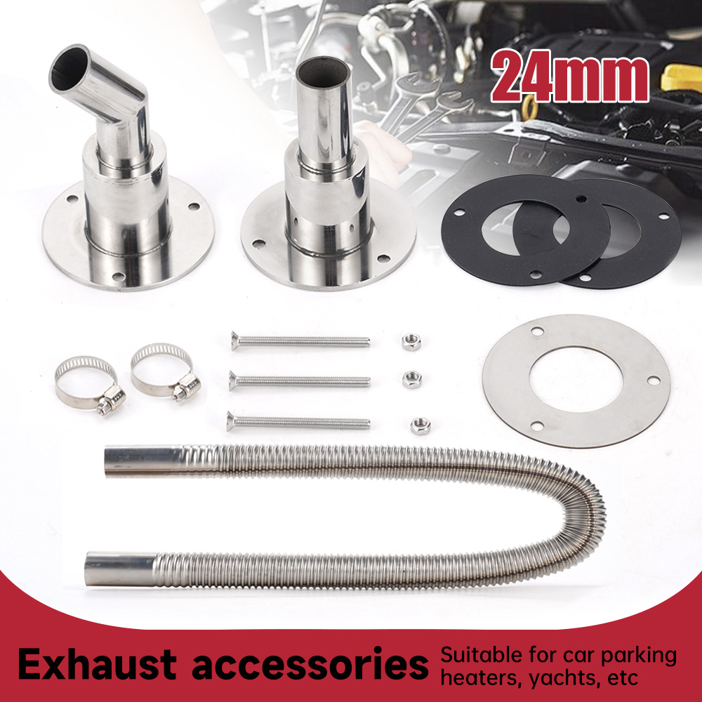 Diesel Heater Silencer Muffler - 24mm 디젤 히터 배기 파이프 키트