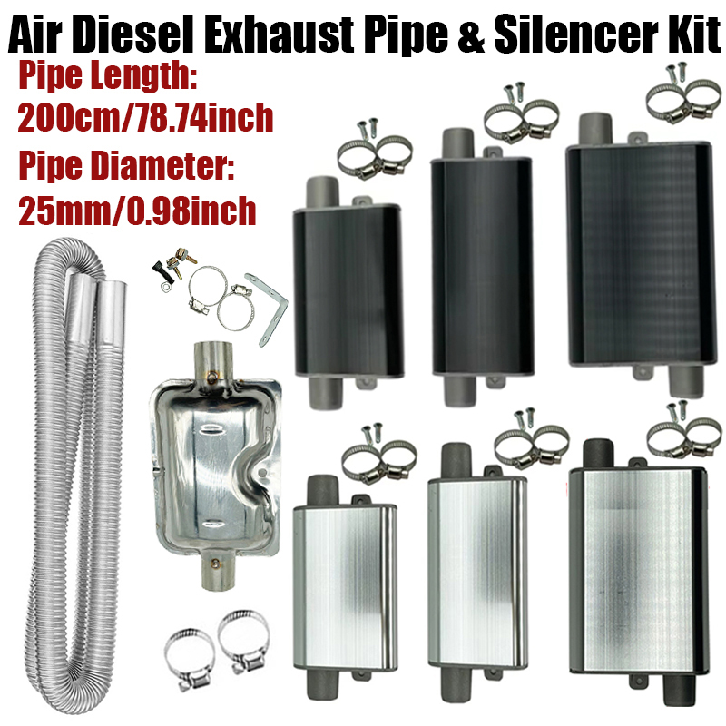 200cm 자동차 에어 디젤 주차 히터 배기 파이프 튜 - Diesel Heater Silencer Muffler 리뷰 및 가격