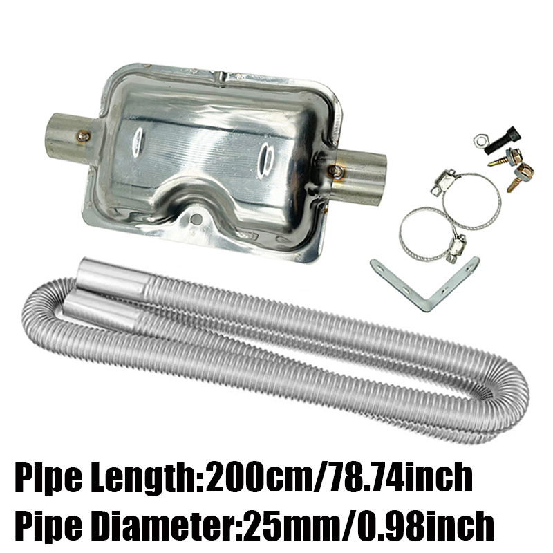 200cm 자동차 에어 디젤 주차 히터 배기 파이프 튜 - Diesel Heater Silencer Muffler 리뷰 및 가격