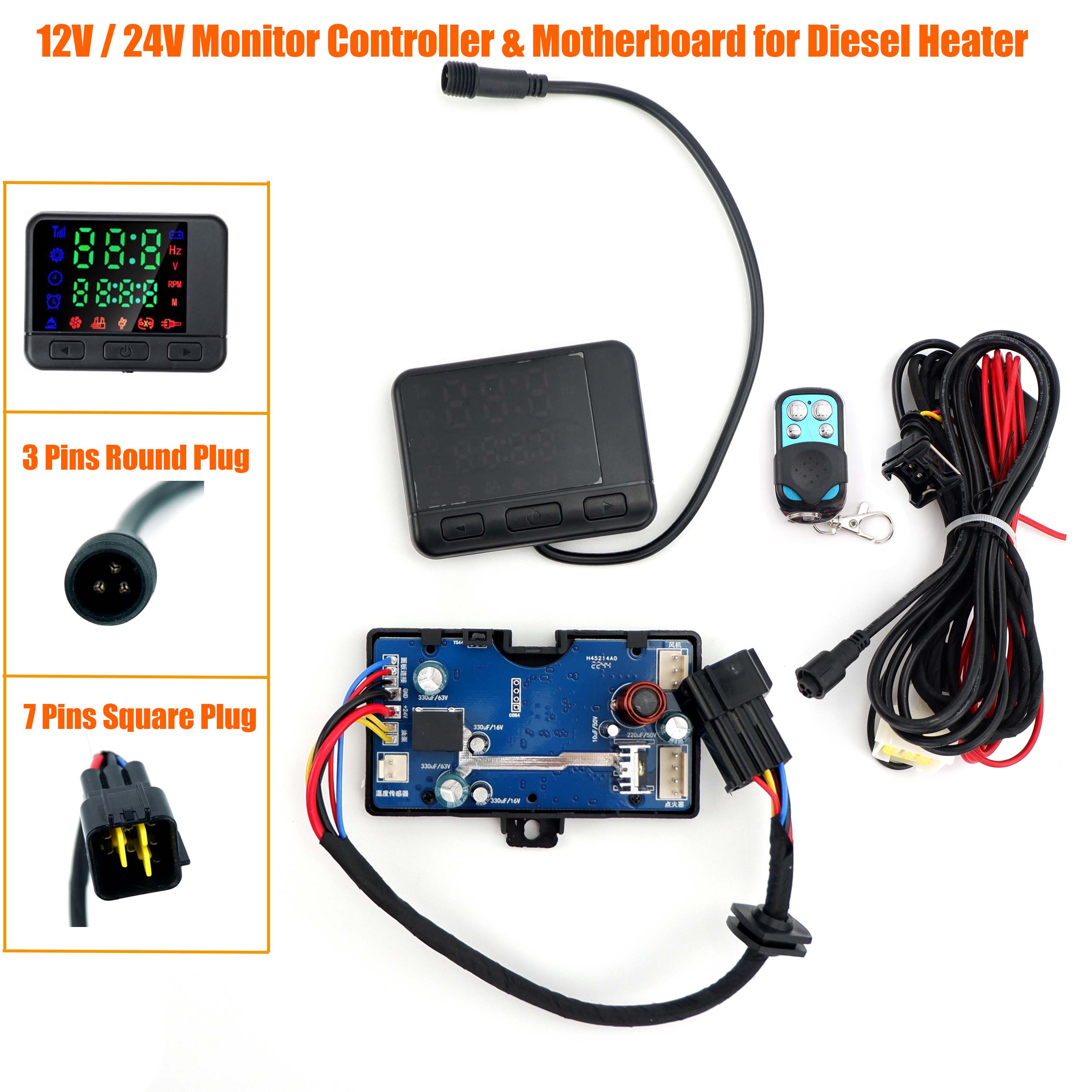 12V / 24V 2KW 3KW 5KW 8KW 공기 디 - Diesel Air Heater Motherboard 리뷰 및 가격