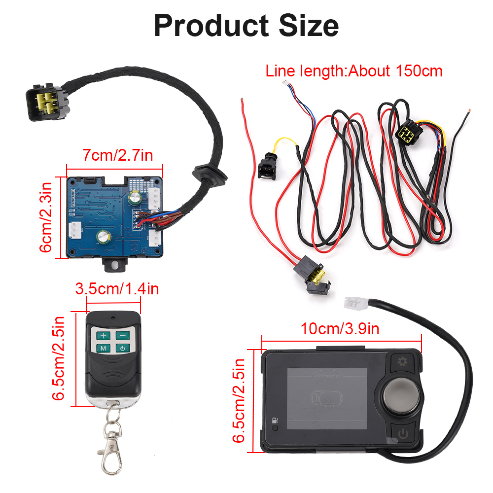 5KW 에어 디젤 주차 히터 LCD 모니터 스위치 리모 - Diesel Air Heater Lcd Controller 리뷰 및 가격