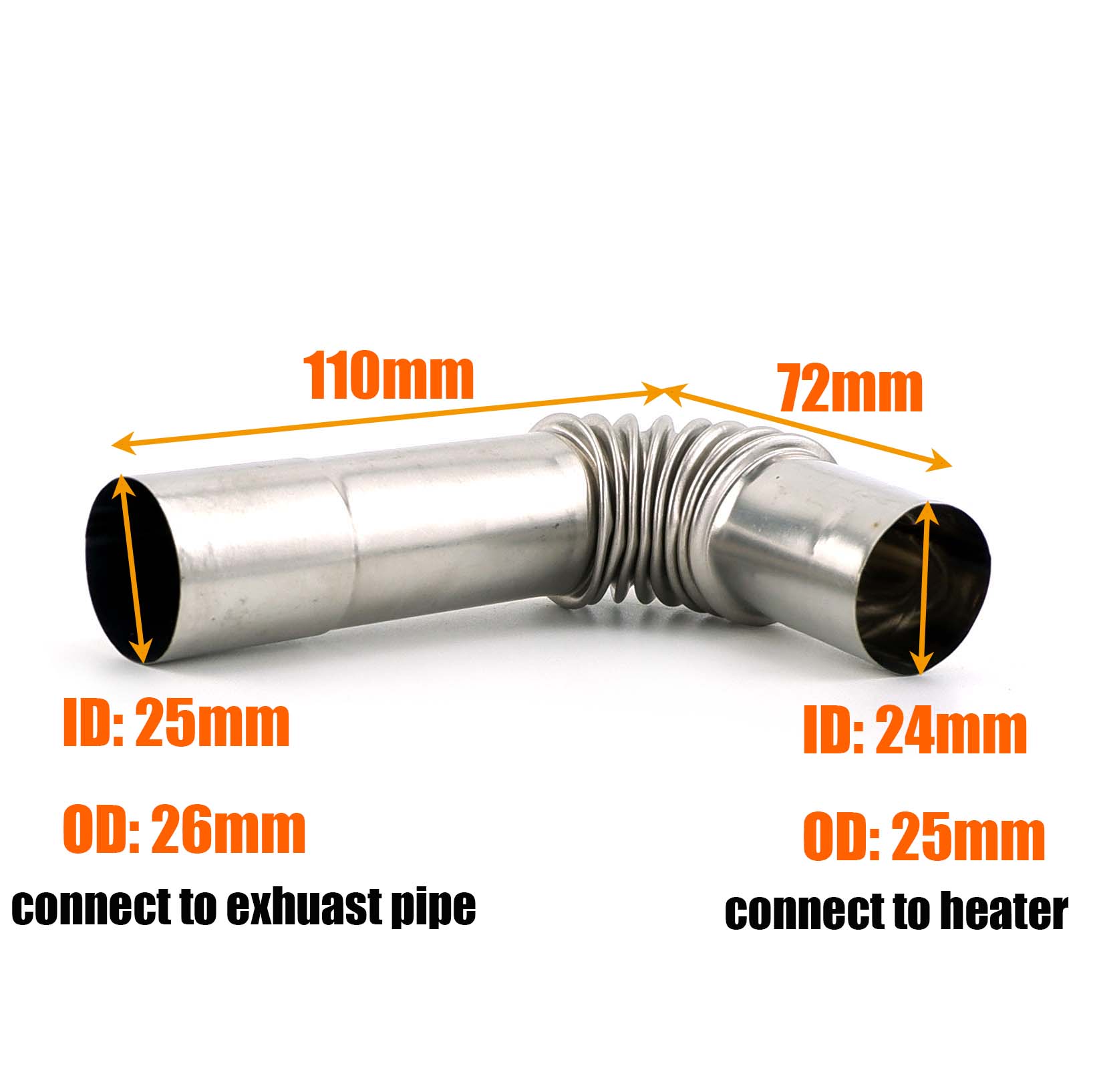 디젤 히터 자동차 캠핑카 캐러밴 트럭 용 24mm 25 - Diesel Heater Silencer Muffler 리뷰 및 가격