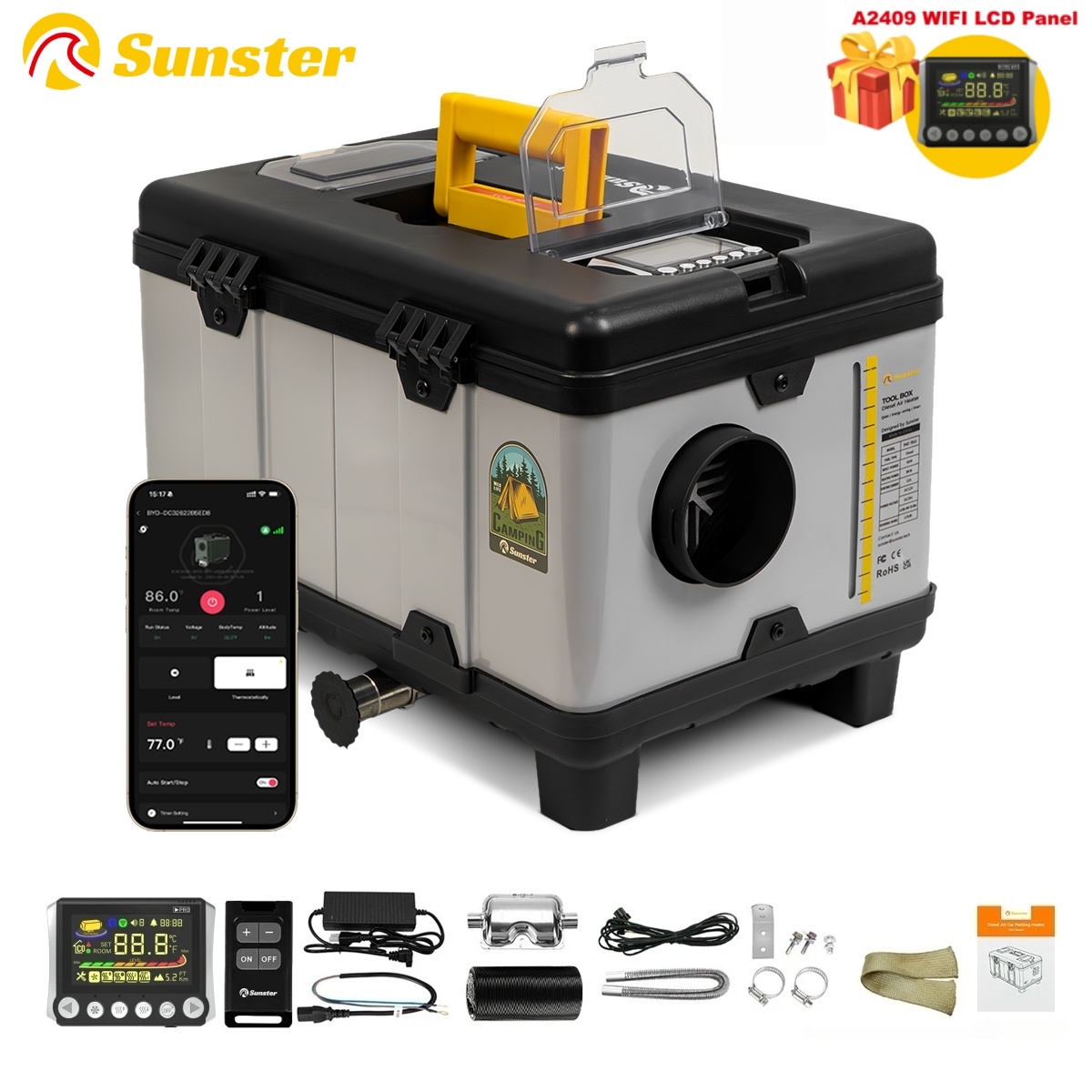 업그레이드된 8KW WIFI/블루투스 스마트 앱 디젤  - Diesel Heater 8Kw Rv Camper 리뷰 및 가격