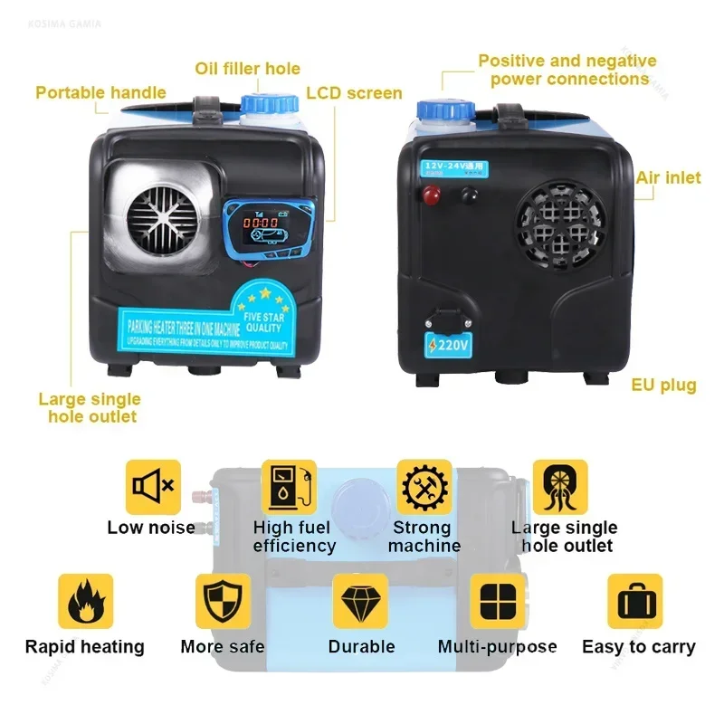 12V, 24V, 220V 디젤식 차량용 에어 히터,  - Diesel Air Heater Lcd Controller 리뷰 및 가격