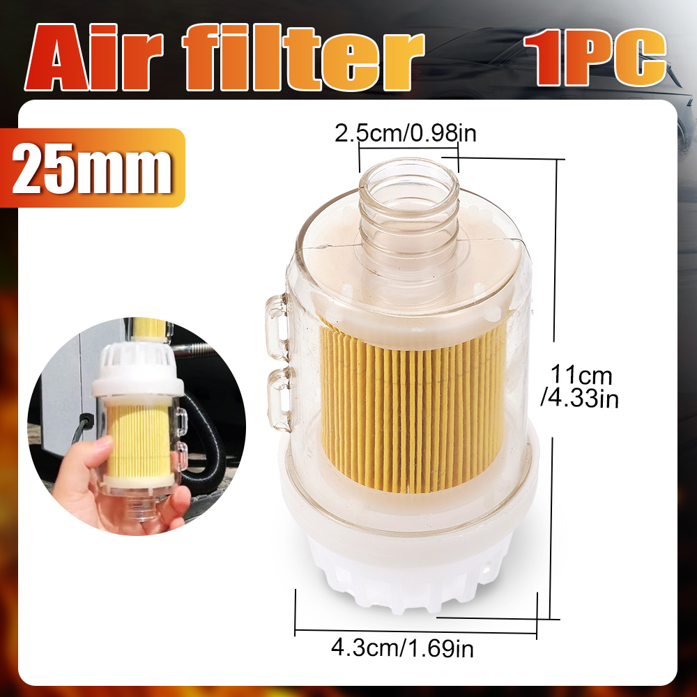 25mm 디젤 히터용 공기 흡입 필터 키트, 60cm  - Diesel Heater 2Kw 리뷰 및 가격