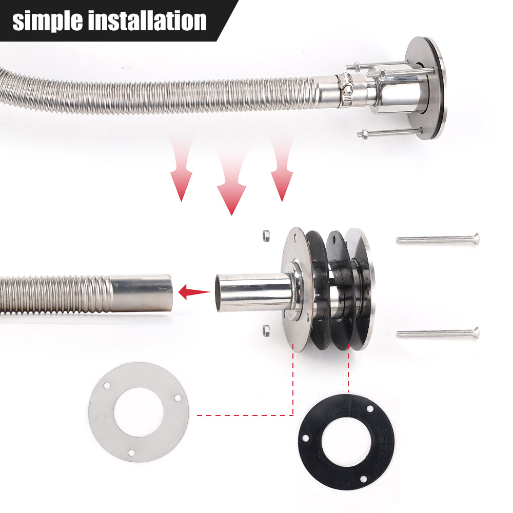 24mm 디젤 히터 배기 파이프 키트 스테인레스 스틸  - Diesel Heater Silencer Muffler 리뷰 및 가격